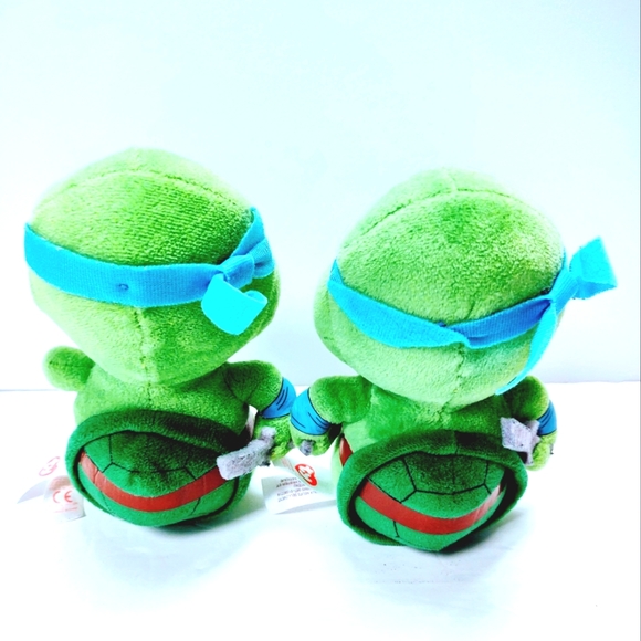 Ty Beanie Teenage Mutant Turtles Leonardo 6" Toy Plush collectible - Picture 6 of 9